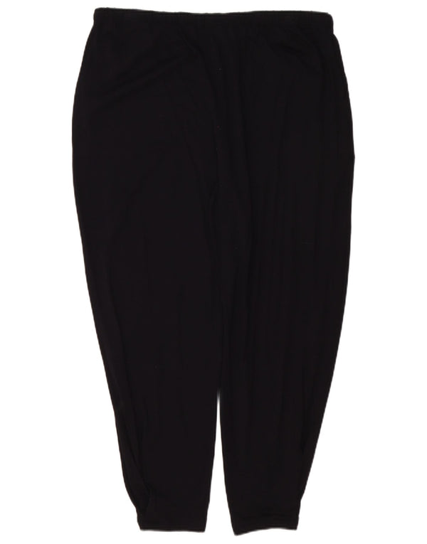 Marks & Spencer Womens Tracksuit Trousers Joggers UK 16 Large Black Viscose