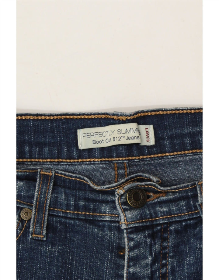 LEVI'S Womens 512 Denim Shorts US 10 Large W32 Blue Cotton Vintage Levi's and Second-Hand Levi's from Messina Hembry 