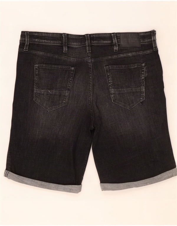 Jack & Jones Mens Denim Shorts XL W40 Grey Cotton