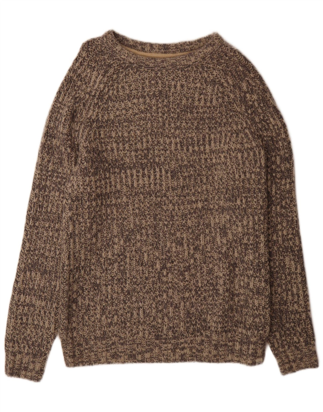 Fat Face Mens Crew Neck Jumper Sweater Medium Grey Flecked Acrylic