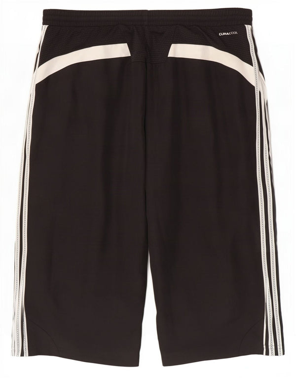 Adidas Mens Clima 365 Bermuda Sport Shorts Large Black Polyester