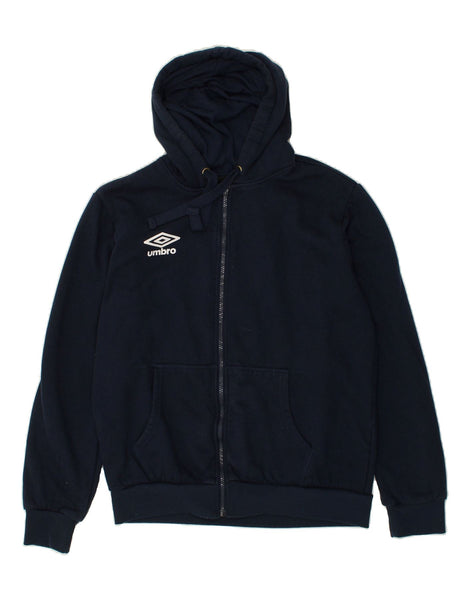 UMBRO Mens Zip Hoodie Sweater XL Navy Blue Cotton – Messina Hembry