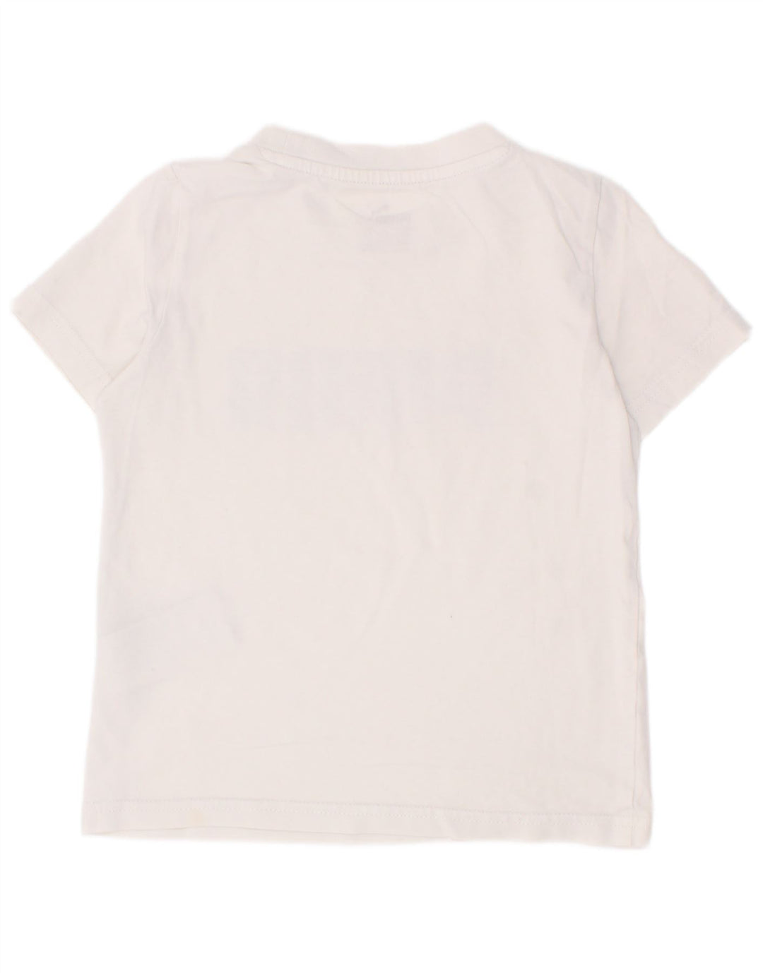 Puma Boys Graphic T-Shirt Top 5-6 Years White Cotton