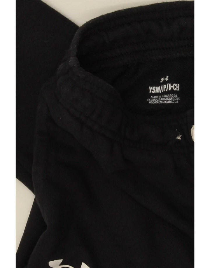 Under Armour Boys Tracksuit Trousers Joggers 7-8 Years Small Black