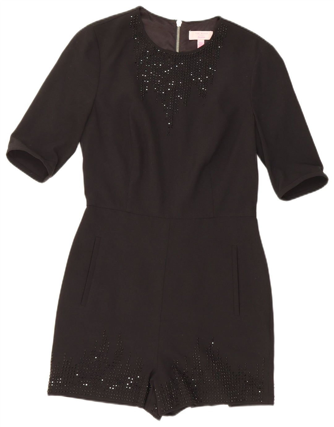 Ted Baker Womens Playsuit Size 1 XS Black Polyester