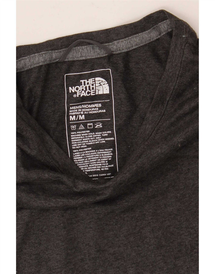 The North Face Mens T-Shirt Top Medium Grey Flecked Polyester