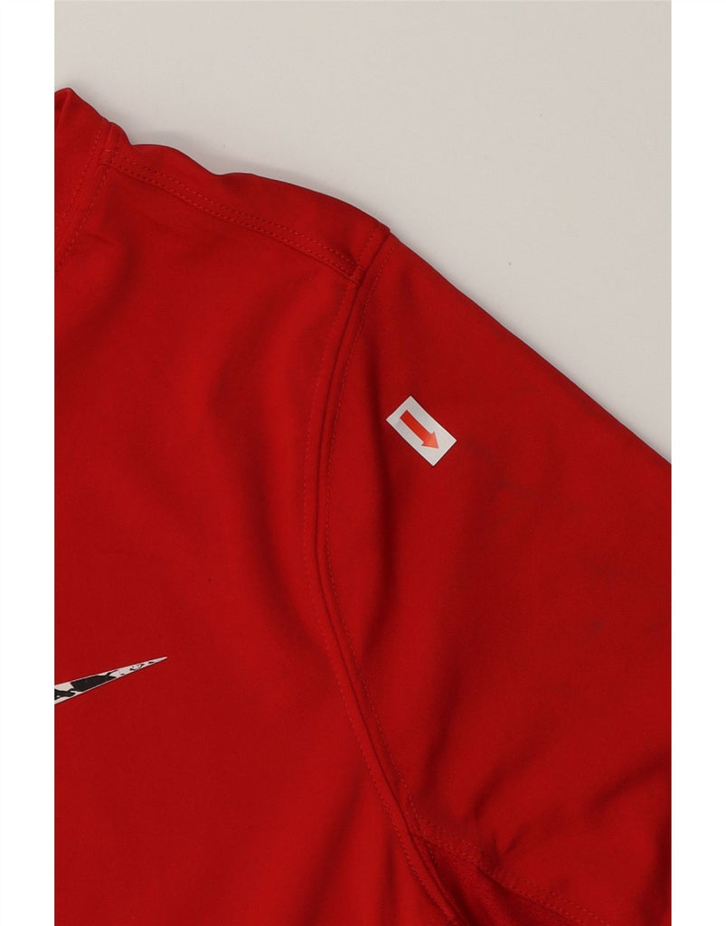 NIKE Womens Big & Tall Graphic T-Shirt Top UK 18 XL Red Polyester Vintage Nike and Second-Hand Nike from Messina Hembry 