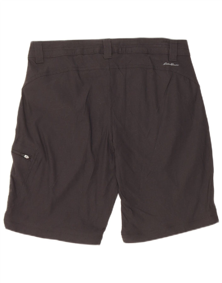 Eddie Bauer Womens Hiking Shorts US 8 Medium W30  Black Nylon
