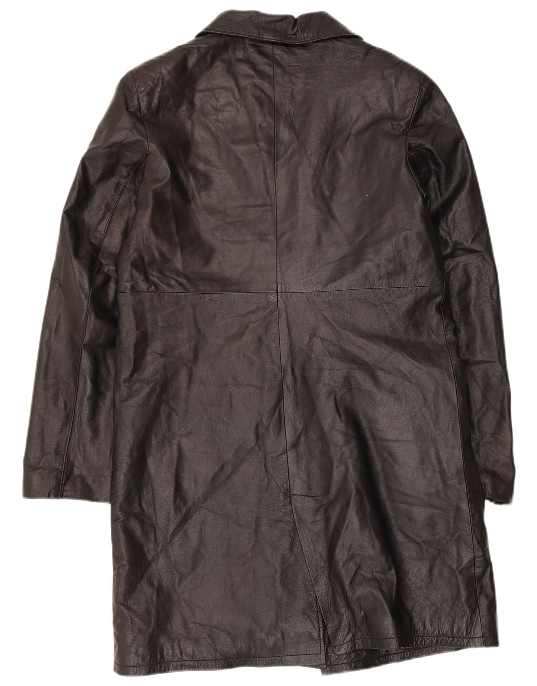 Equipe Womens Leather Coat IT 46 Large Black