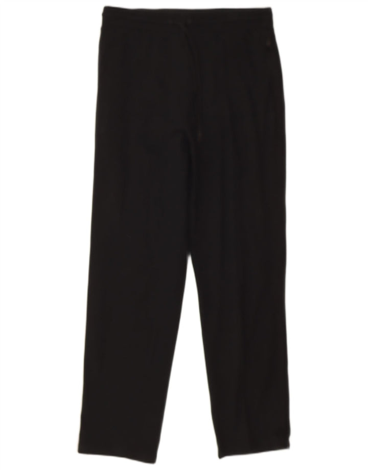 Marks & Spencer Womens Tracksuit Trousers UK 16 Large  Black Cotton