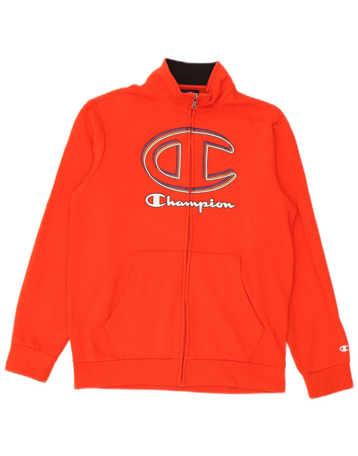 Champion Boys Graphic Tracksuit Top Jacket 13-14 Years XL Red