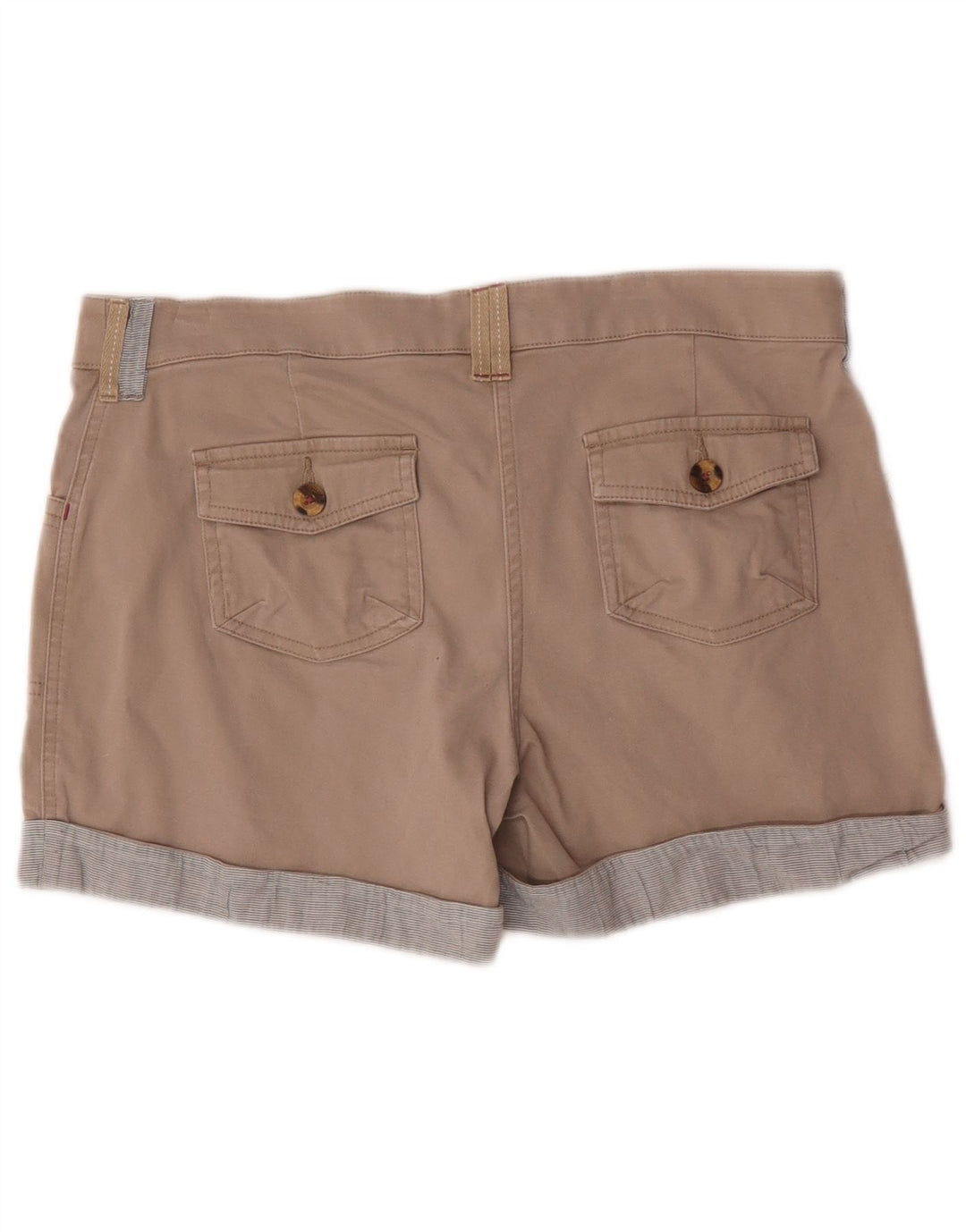 White Stuff Womens Shorts UK 12 Medium W34 Beige Cotton
