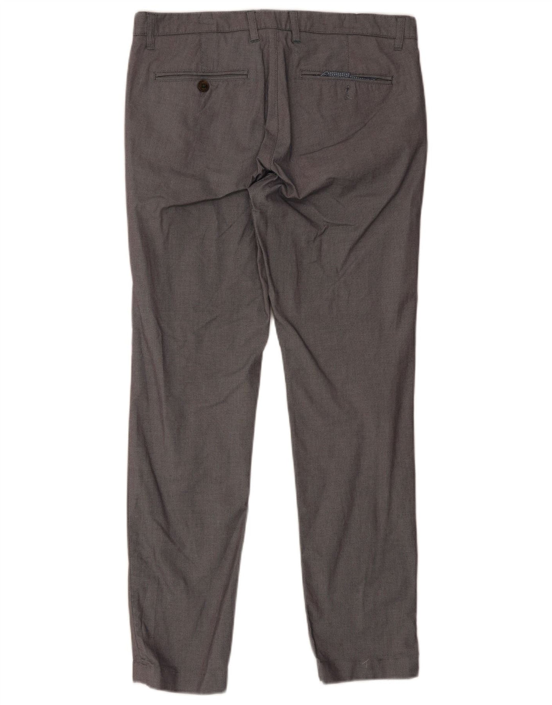 Ted Baker Mens Slim Suit Trousers W34 L31 Grey Cotton