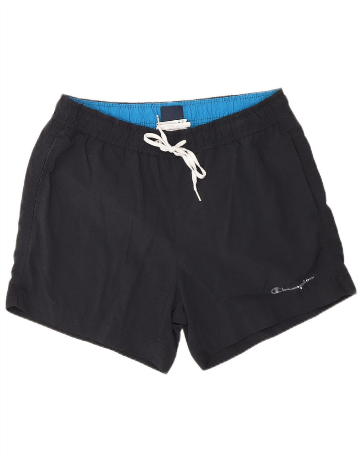 Champion Mens Swimming Shorts Medium Black Polyamide