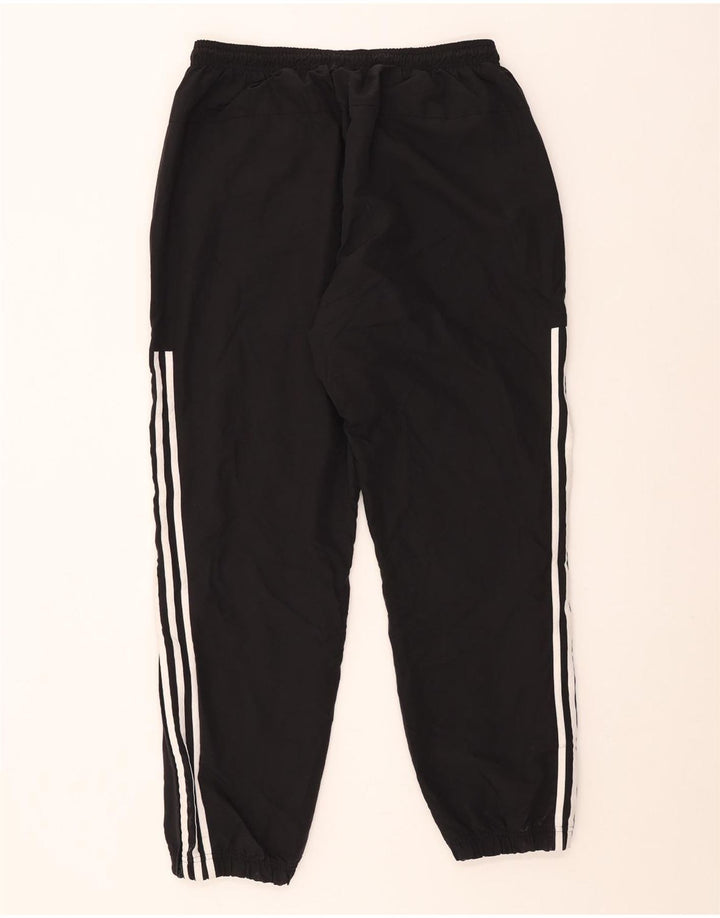 Adidas Mens Tracksuit Trousers Joggers Medium Black Polyester