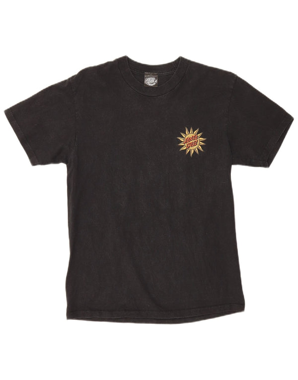 Santa Cruz Mens Graphic T-Shirt Top Small Black Cotton