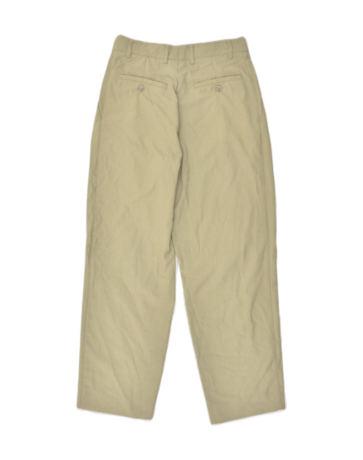 VINTAGE Womens High Waist Pegged Chino Trousers IT 46 Large W28 L27 Beige | Vintage Vintage | Thrift | Second-Hand Vintage | Used Clothing | Messina Hembry 