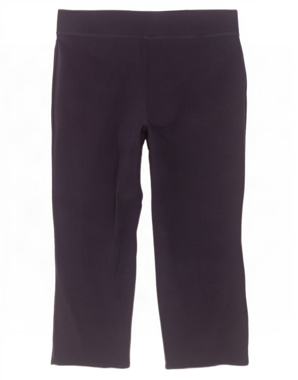 Marks & Spencer Womens Tracksuit Trousers UK 18 XL Navy Blue Cotton