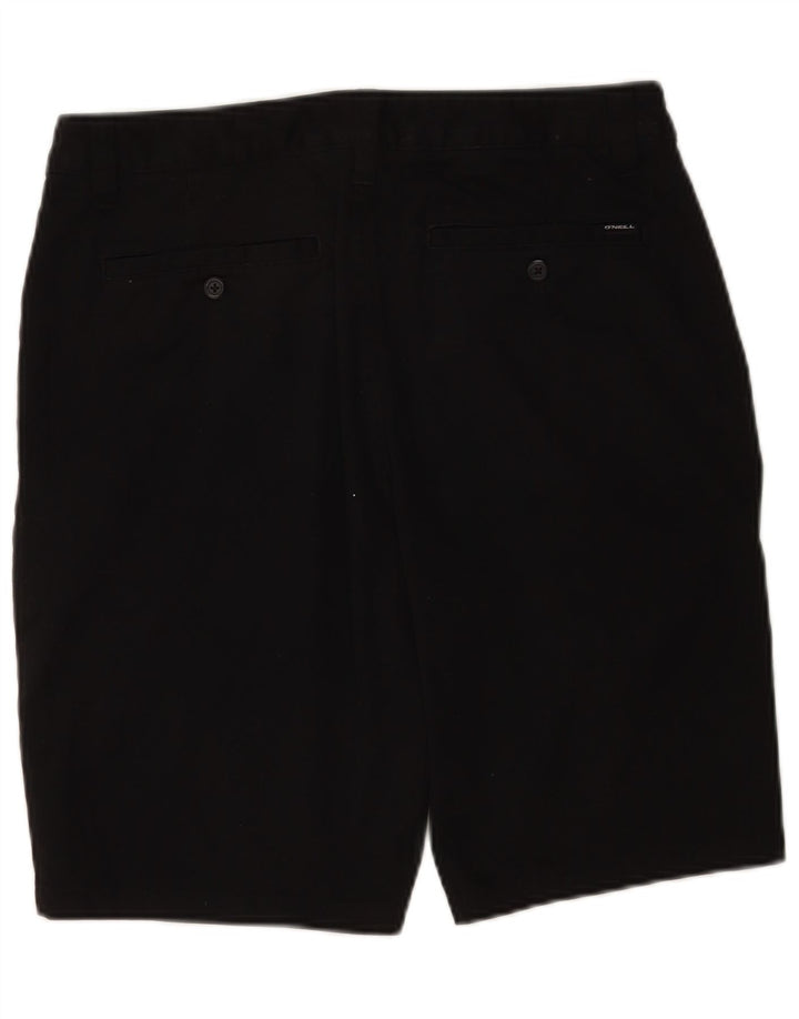 O'Neill Mens Standard Fit Chino Shorts W32 Medium Black Polyester