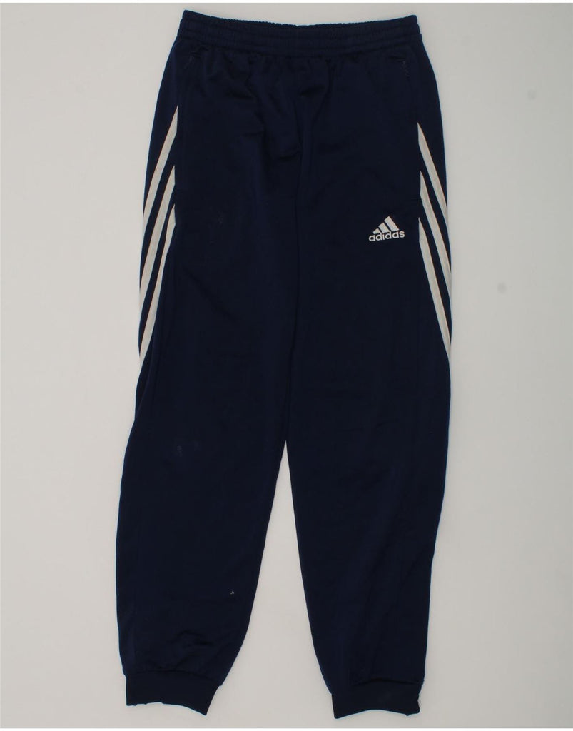 ADIDAS Boys Tracksuit Trousers Joggers 11-12 Years Large Navy Blue | Vintage Adidas | Thrift | Second-Hand Adidas | Used Clothing | Messina Hembry 