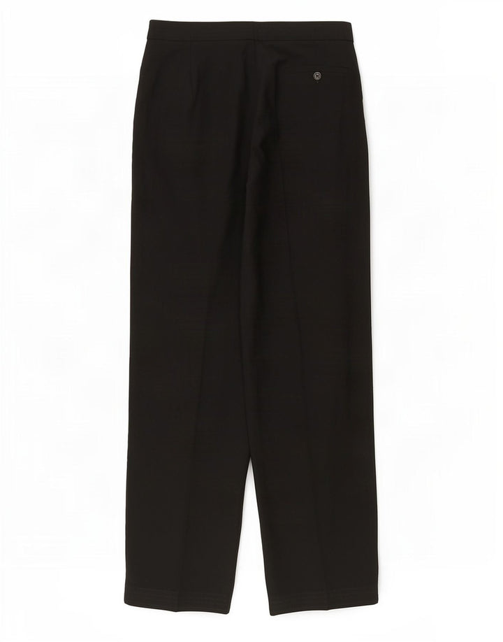 Marks & Spencer Mens Pegged Suit Trousers W32 L33 Black Polyester