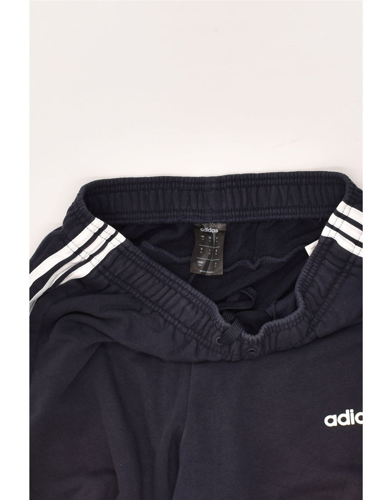 ADIDAS Mens Tracksuit Trousers Joggers Medium Navy Blue Cotton | Vintage Adidas | Thrift | Second-Hand Adidas | Used Clothing | Messina Hembry 