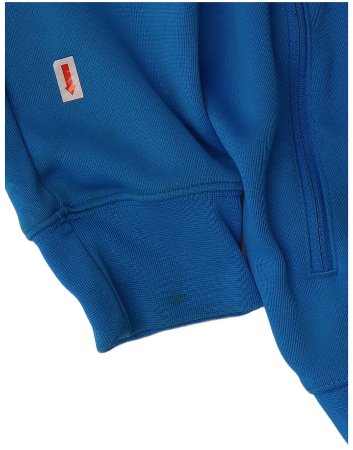 Nike Mens Tracksuit Top Jacket Medium Blue Polyester