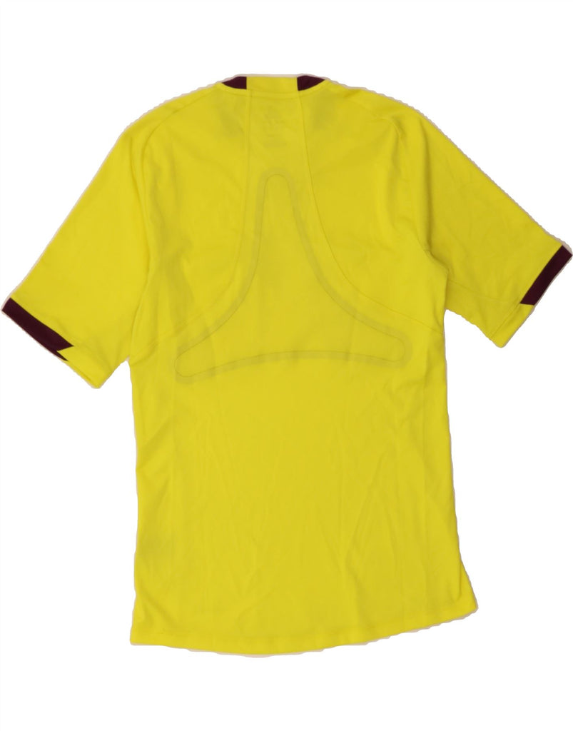ADIDAS Mens Climacool T-Shirt Top Small Yellow Polyester Vintage Adidas and Second-Hand Adidas from Messina Hembry 