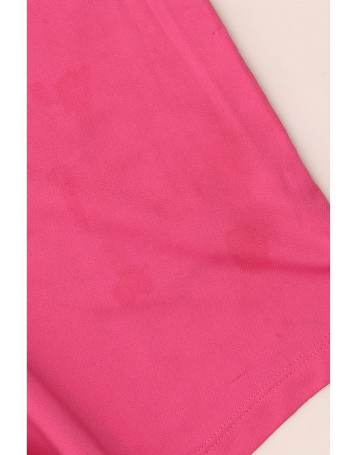 NIKE Womens Dri Fit Sport Shorts UK 4 XS  Pink Polyester