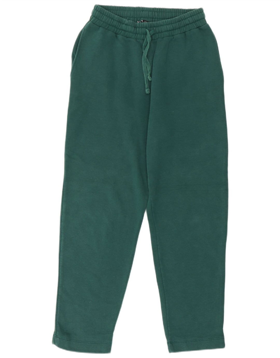 Zara Womens Tracksuit Trousers UK 8 Small  Green Cotton