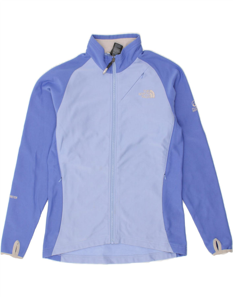 THE NORTH FACE Womens Tracksuit Top Jacket UK 12 Medium Blue Colourblock | Vintage The North Face | Thrift | Second-Hand The North Face | Used Clothing | Messina Hembry 