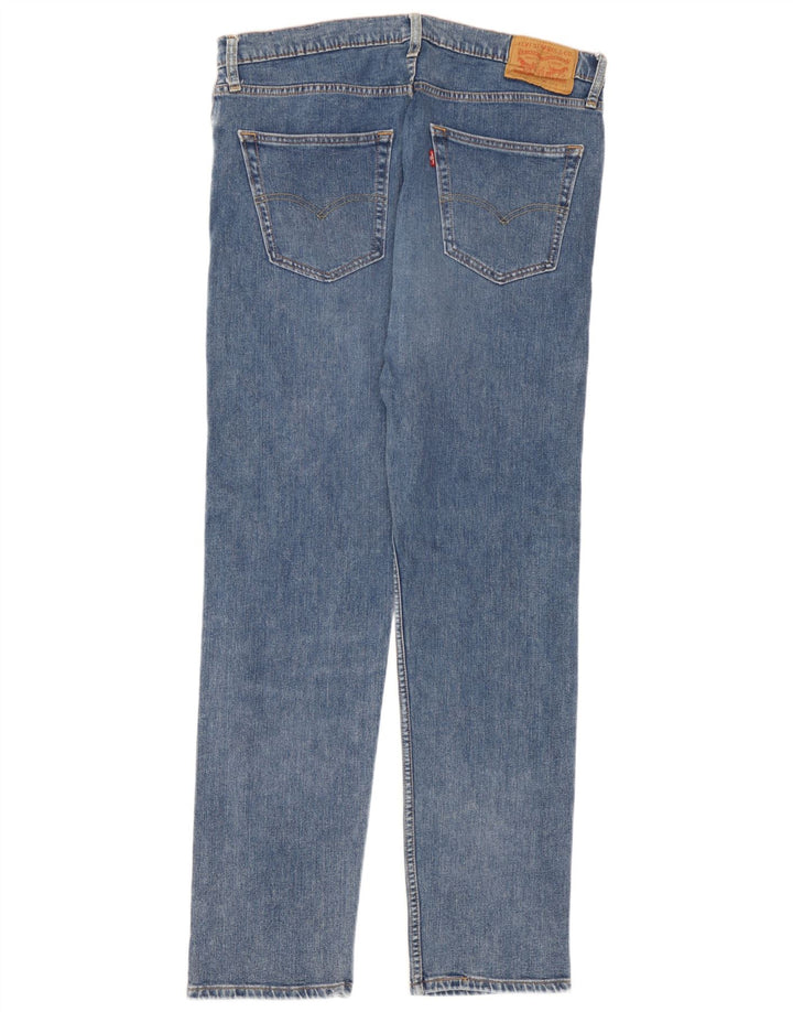 Levi's Mens 502 Tapered Jeans W34 L34 Blue Cotton