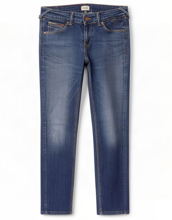 Tommy Hilfiger Womens Slim Jeans W26 L30 Blue Cotton