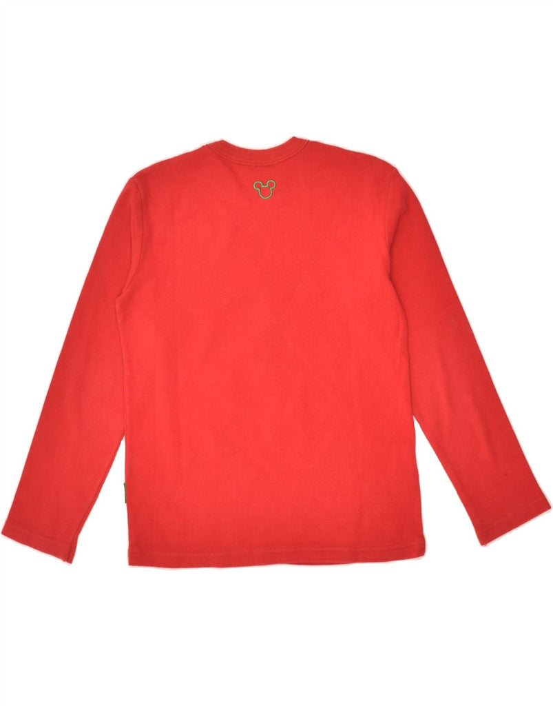 BENETTON Boys Disney Graphic Top Long Sleeve 8-9 Years Large  Red Cotton | Vintage Benetton | Thrift | Second-Hand Benetton | Used Clothing | Messina Hembry 