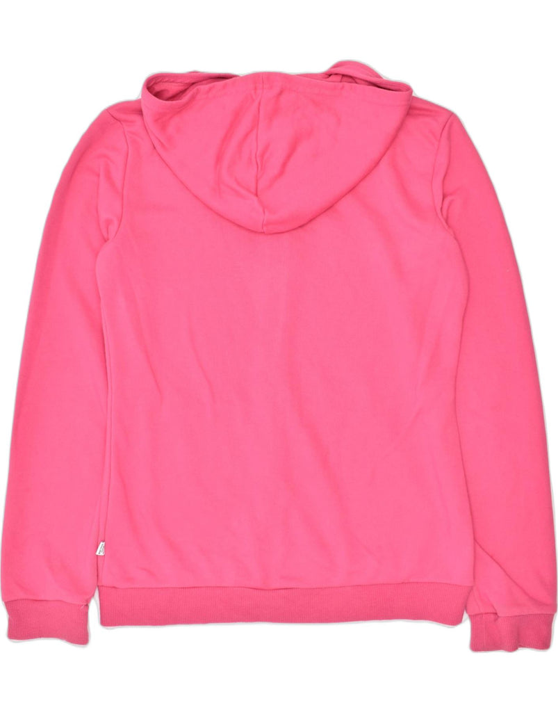 PUMA Girls Graphic Zip Hoodie Sweater 15-16 Years Pink | Vintage | Thrift | Second-Hand | Used Clothing | Messina Hembry 