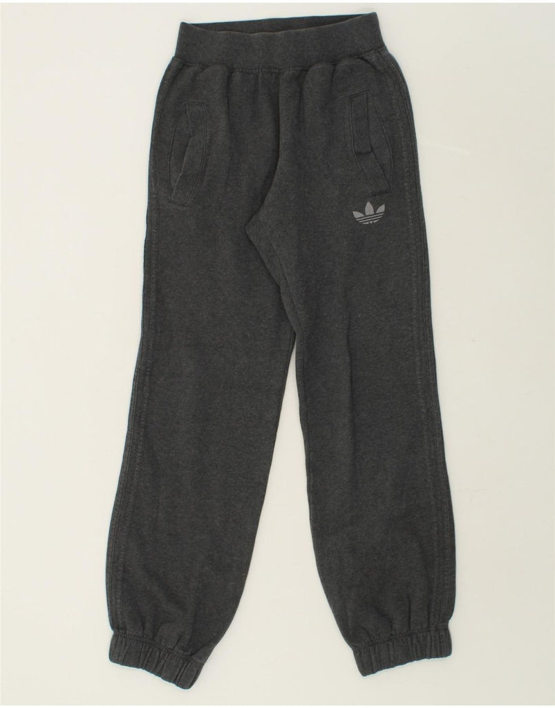 ADIDAS Mens Tracksuit Trousers Joggers XS Grey Cotton | Vintage Adidas | Thrift | Second-Hand Adidas | Used Clothing | Messina Hembry 