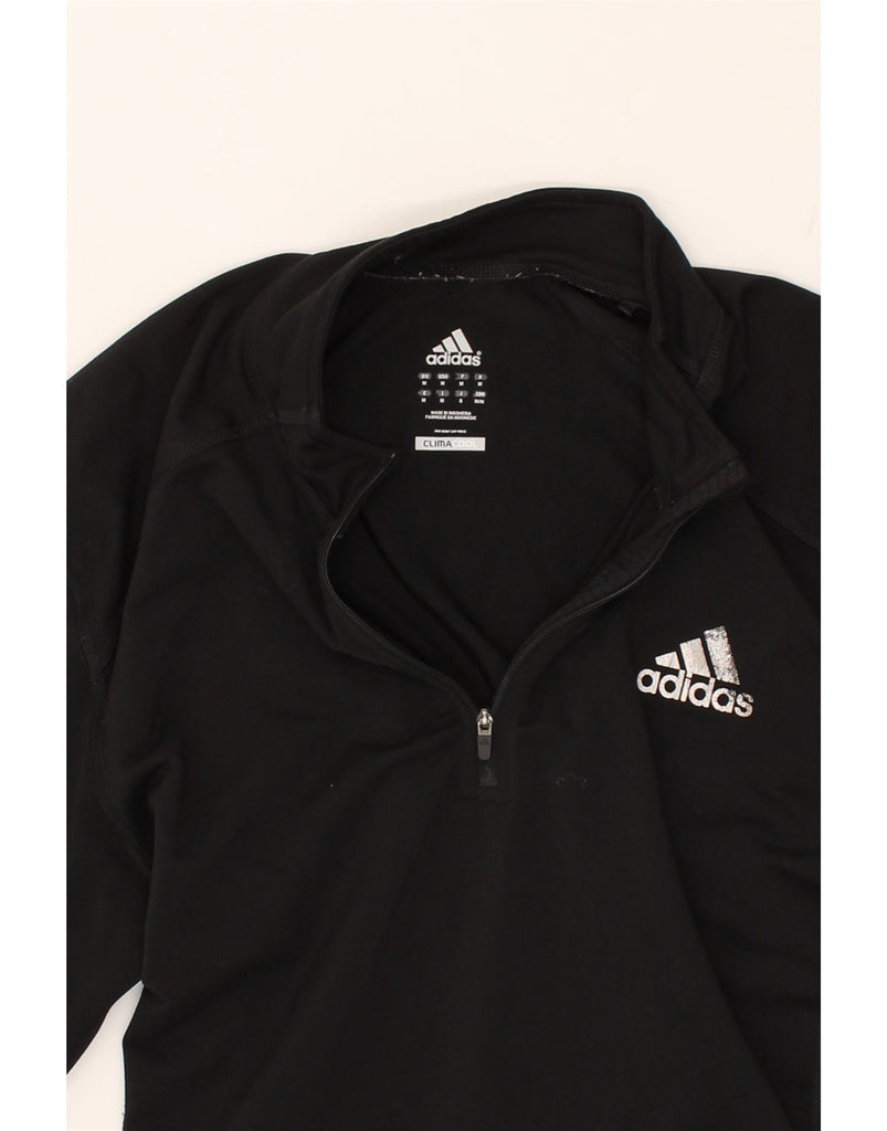 ADIDAS Mens Climacool Zip Neck Pullover Tracksuit Top Medium Blue | Vintage Adidas | Thrift | Second-Hand Adidas | Used Clothing | Messina Hembry 