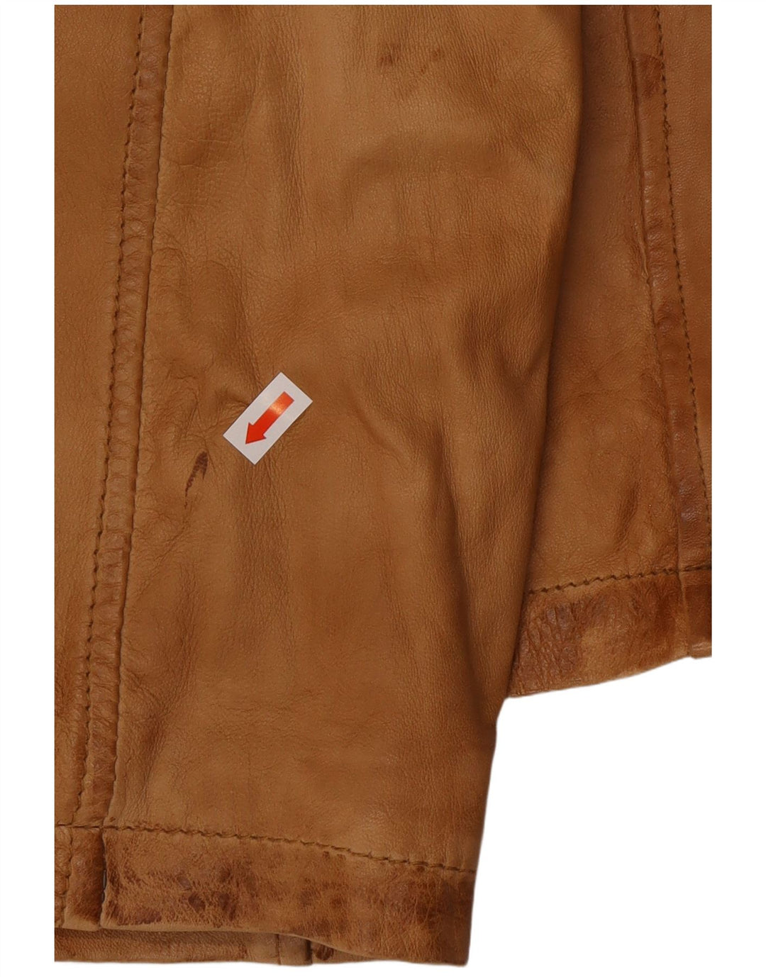 A.W.DUNMORE Mens Leather Jacket IT 58 4XL Brown Leather