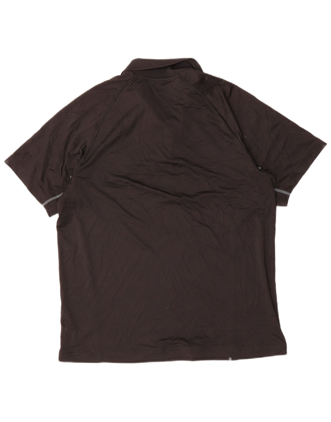 ADIDAS Mens Polo Shirt Large Black Polyester