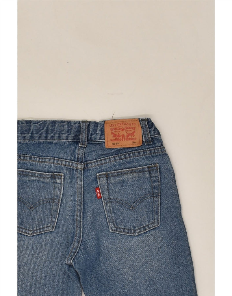 LEVI'S Girls 514 Slim Straight Jeans 6-7 Years W21 L22  Blue Ramie | Vintage Levi's | Thrift | Second-Hand Levi's | Used Clothing | Messina Hembry 