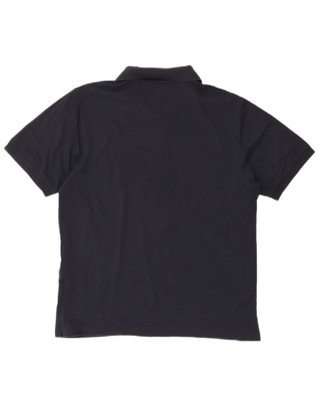 CHAMPION Mens Polo Shirt Medium Navy Blue Cotton