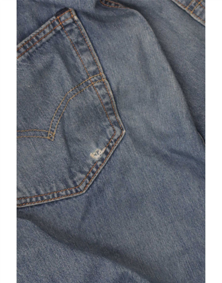 Levi's Mens 511 Slim Jeans W34 L34 Blue Cotton