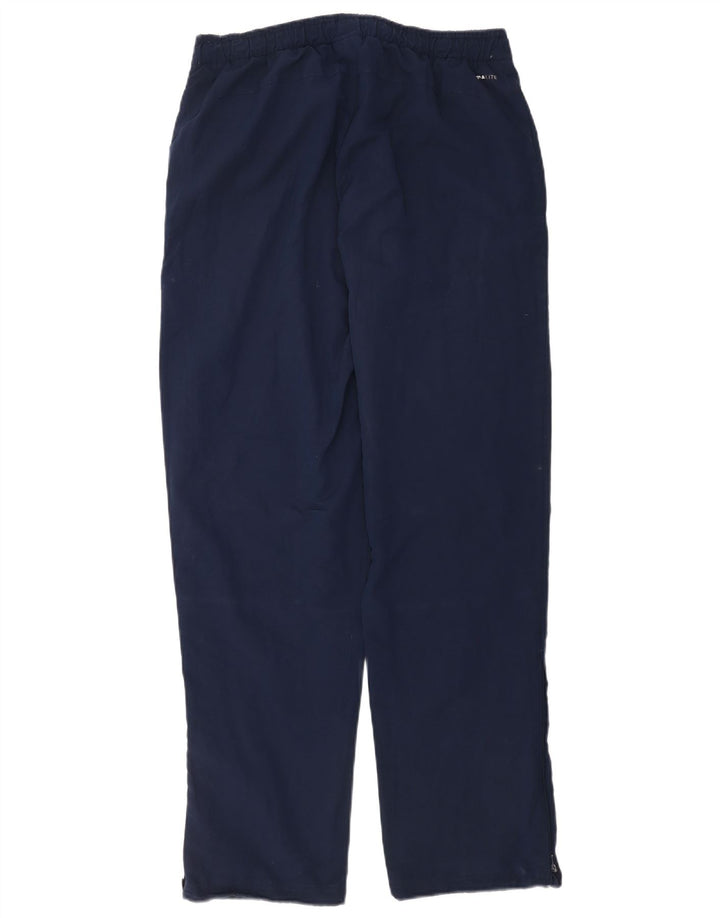 Adidas Mens Climalite Tracksuit Trousers Medium  Navy Blue Polyester
