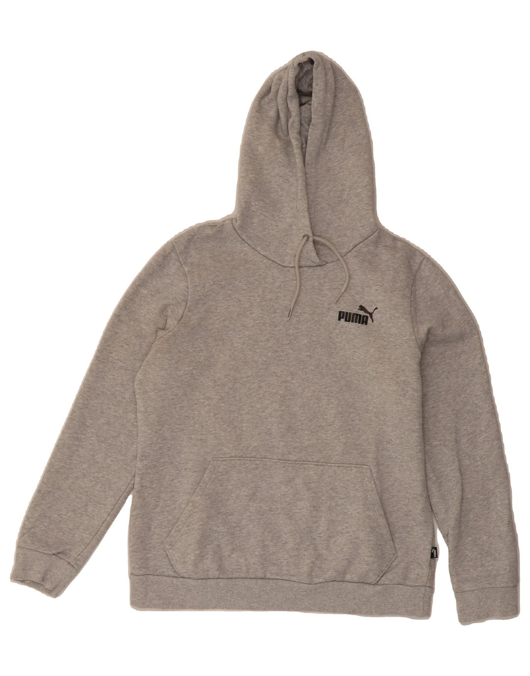 PUMA Womens Hoodie Jumper UK 14 Medium Grey Cotton Vintage Puma and Second-Hand Puma from Messina Hembry 