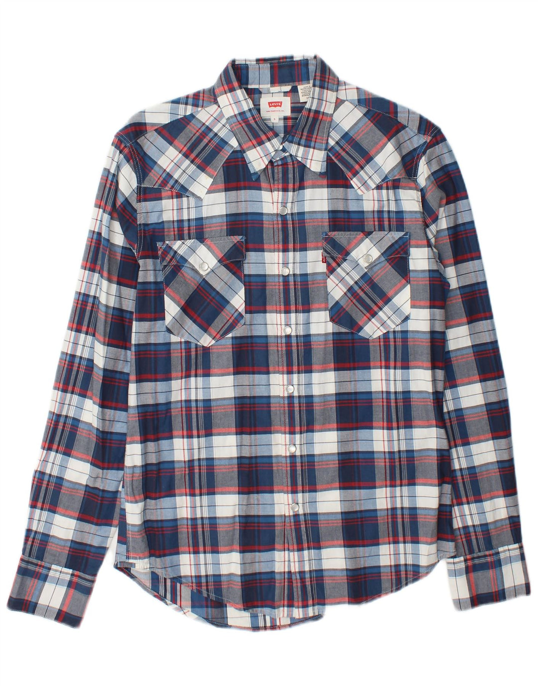 Levi's Mens Shirt Small Blue Check