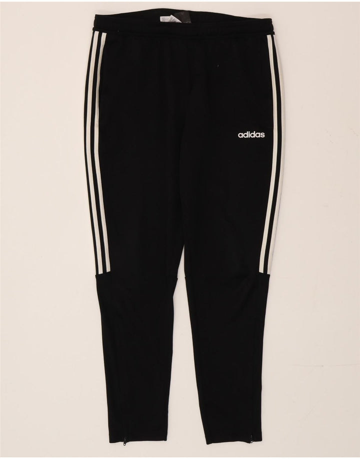 Adidas Mens Climalite Tracksuit Trousers Large  Black Polyester