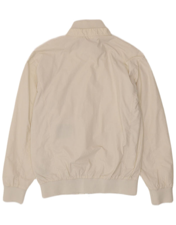 Kappa Mens Bomber Jacket UK 46 3XL White Polyamide