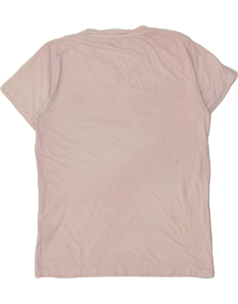 JACK & JONES Mens Graphic T-Shirt Top Medium Pink Cotton | Vintage Jack & Jones | Thrift | Second-Hand Jack & Jones | Used Clothing | Messina Hembry 