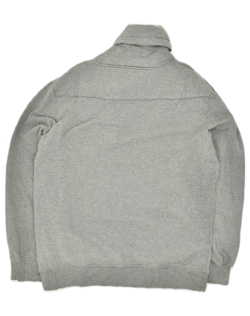 JACK & JONES Mens Roll Neck Sweatshirt Jumper 2XL Grey Cotton | Vintage Jack & Jones | Thrift | Second-Hand Jack & Jones | Used Clothing | Messina Hembry 