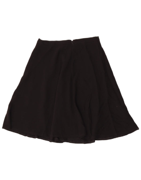Dkny Womens A-Line Skirt US 2 XS W24  Black Acetate